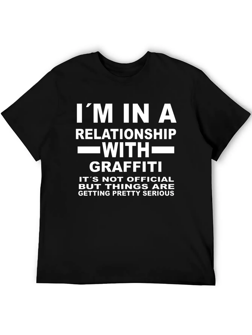 Relationship With GRAFFITI Essential Cotton Tee For Daily Outfits – Unisex Style