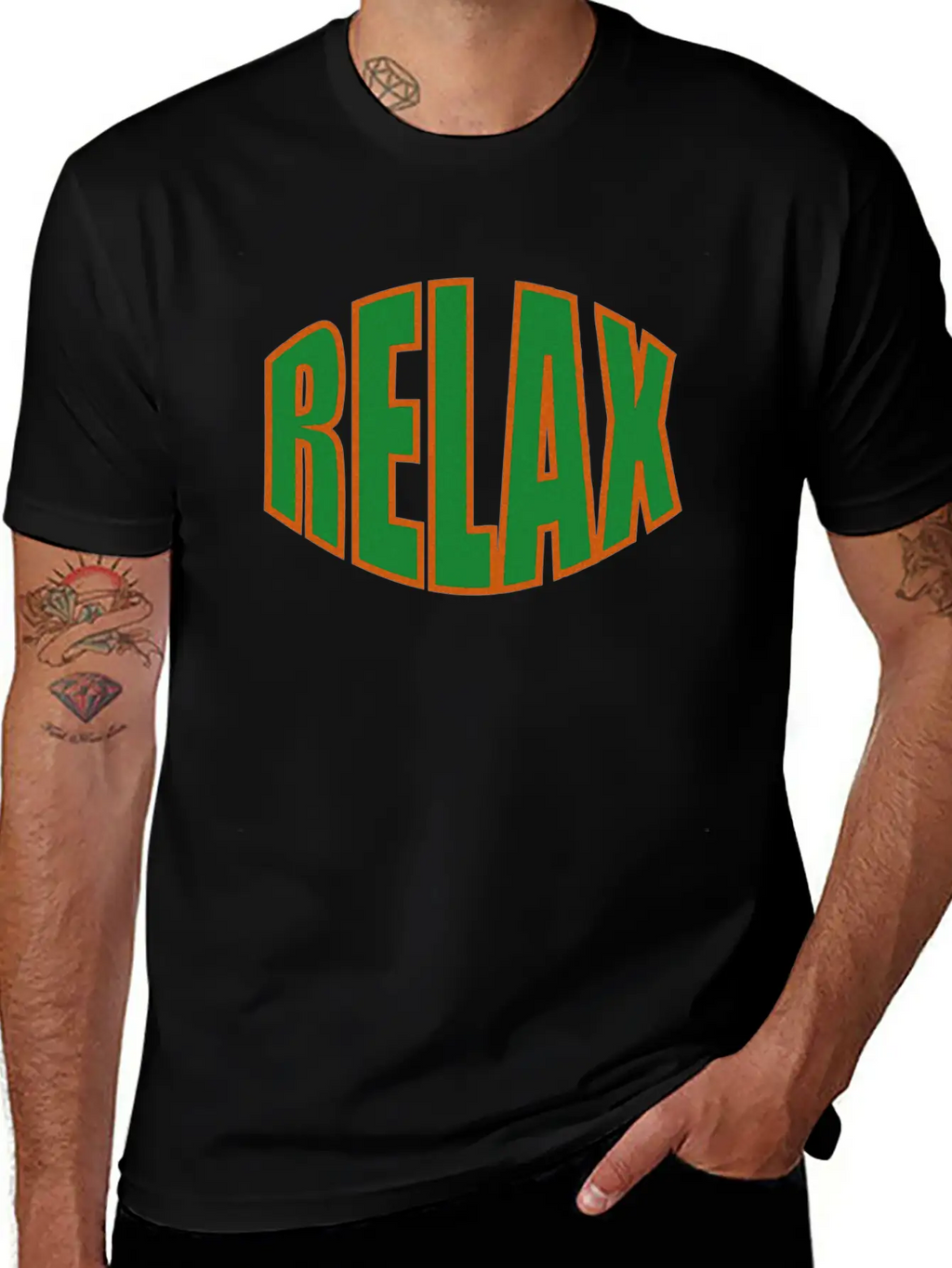 RELAX Basic Graphic T-Shirt – Daily Comfort In Soft Cotton