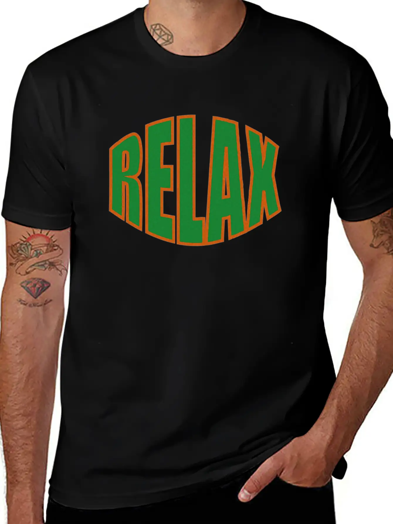RELAX Basic Graphic T-Shirt – Daily Comfort In Soft Cotton