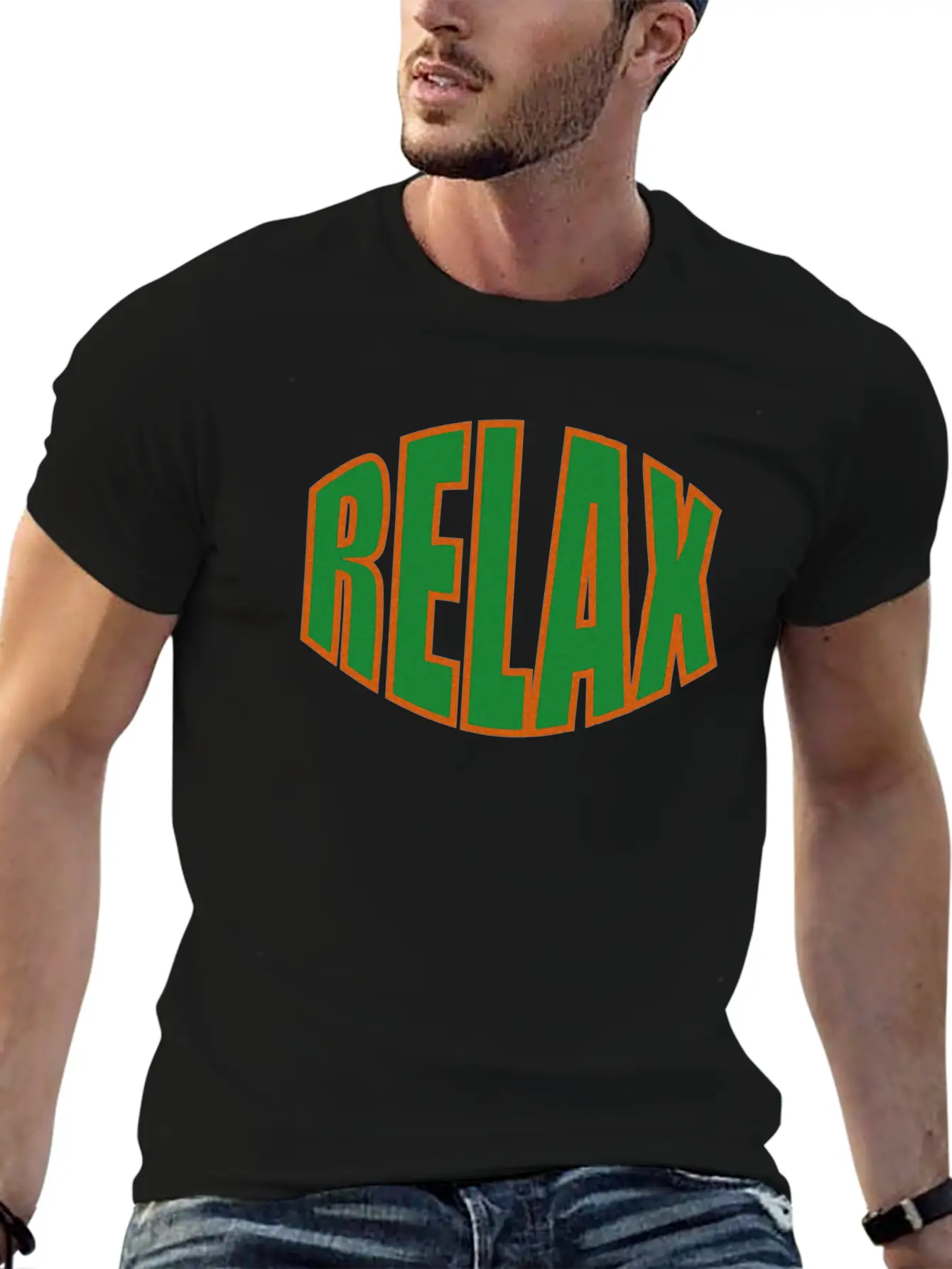 RELAX Basic Graphic T-Shirt – Daily Comfort In Soft Cotton