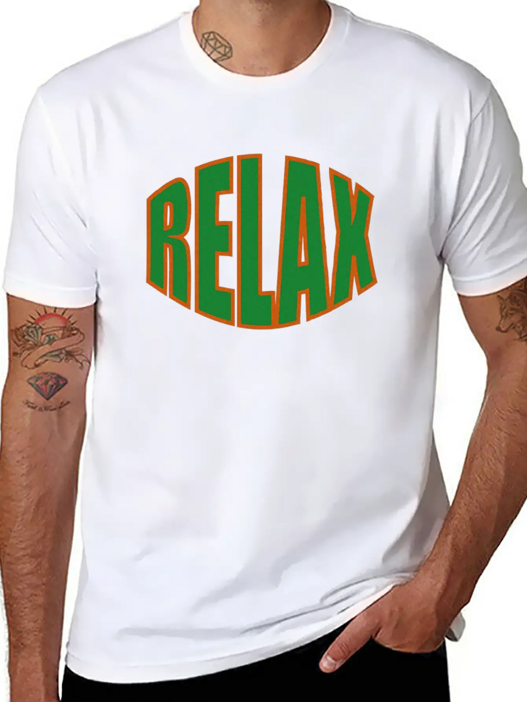 RELAX Basic Graphic T-Shirt – Daily Comfort In Soft Cotton