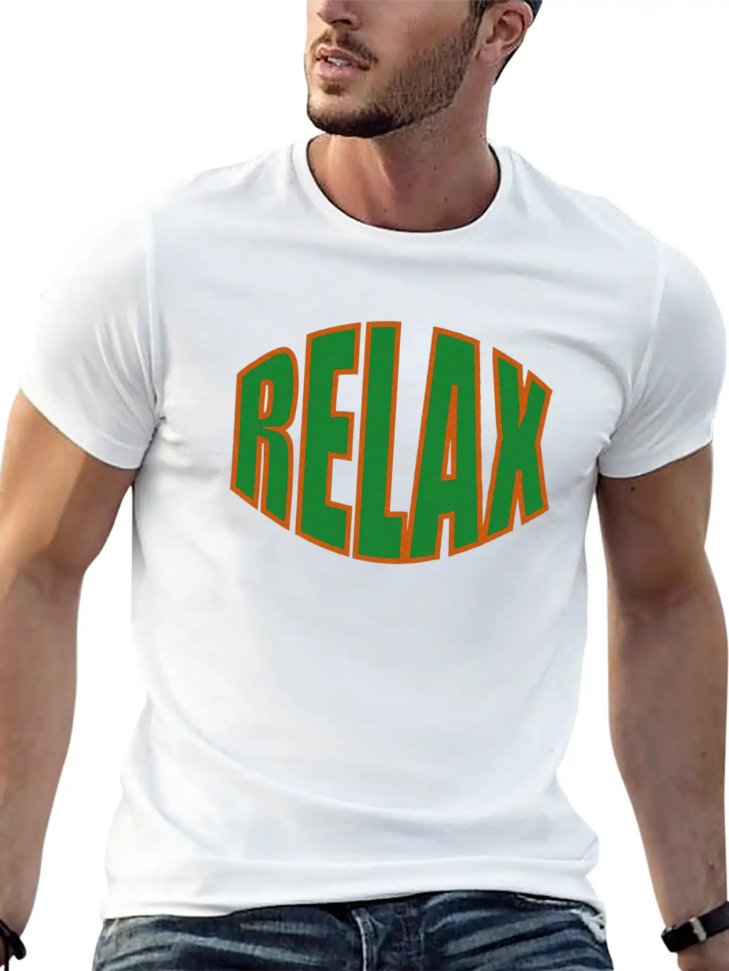 RELAX Basic Graphic T-Shirt – Daily Comfort In Soft Cotton