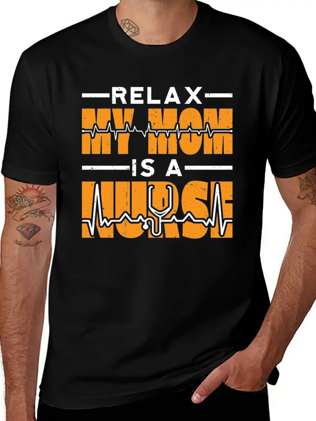Relax My Mom Is A Nurse 23 Timeless Short Sleeve Tee – Comfy And Minimalist Design