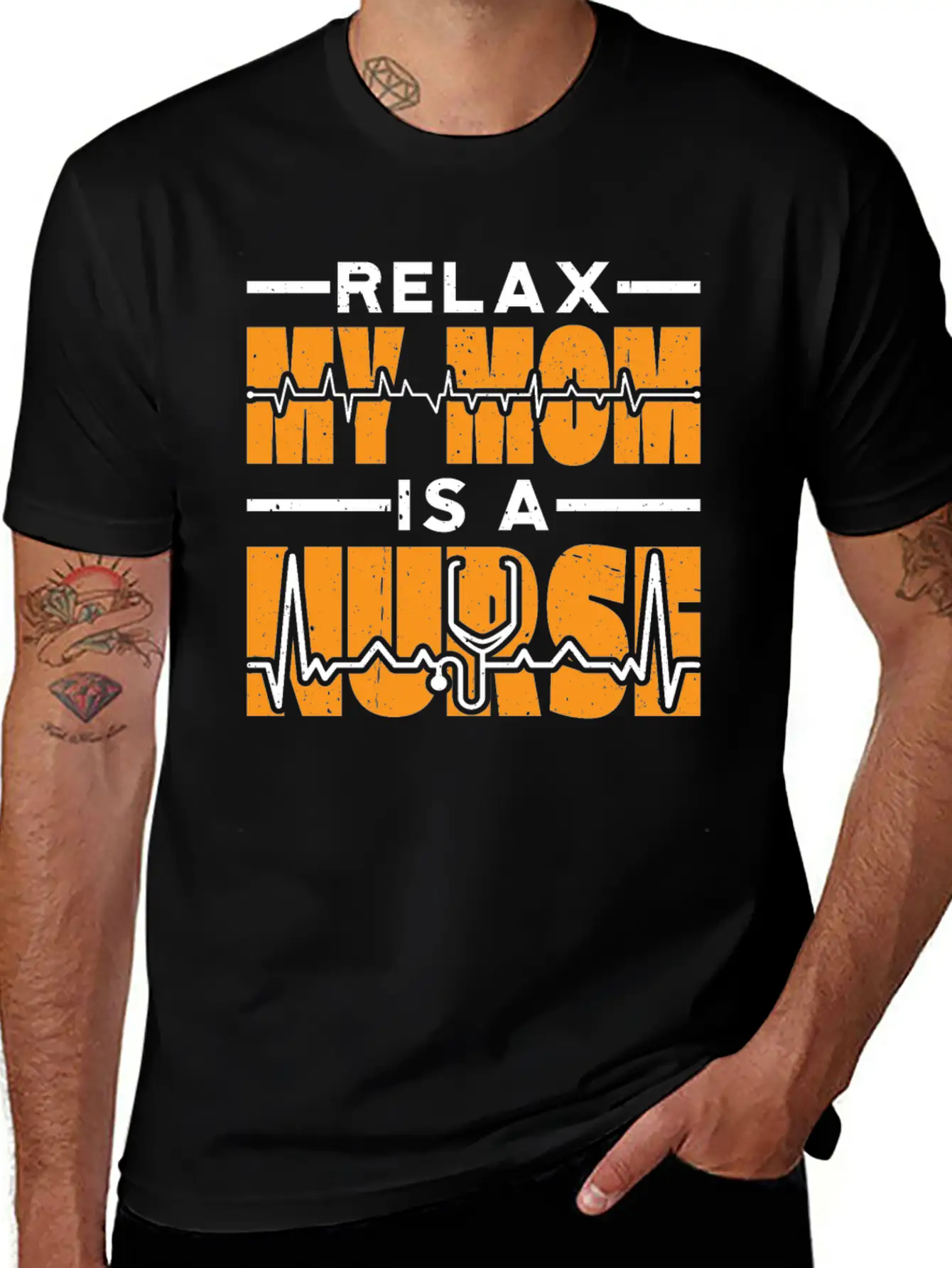 Relax My Mom Is A Nurse 23 Timeless Short Sleeve Tee – Comfy And Minimalist Design