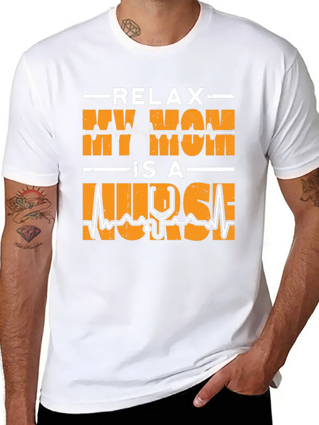Relax My Mom Is A Nurse 23 Timeless Short Sleeve Tee – Comfy And Minimalist Design