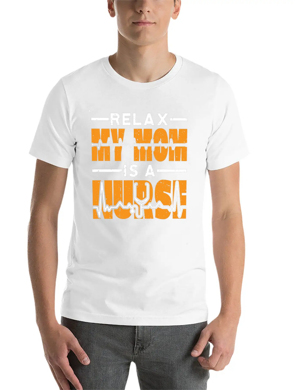 Relax My Mom Is A Nurse 23 Timeless Short Sleeve Tee – Comfy And Minimalist Design