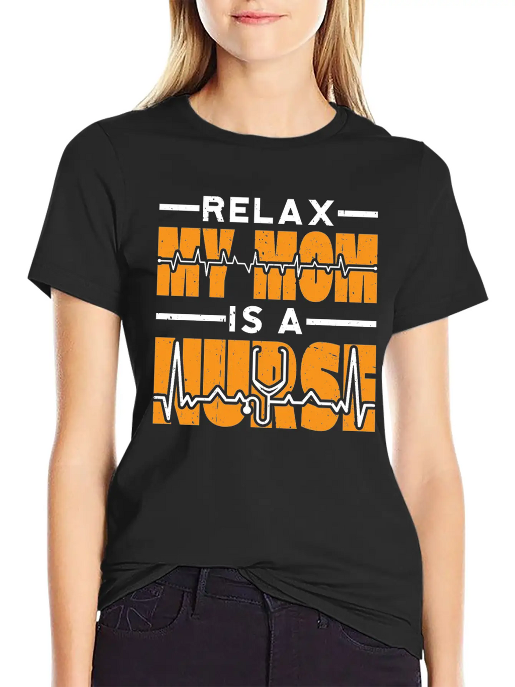 Relax My Mom Is A Nurse 23 Timeless Short Sleeve Tee – Comfy And Minimalist Design