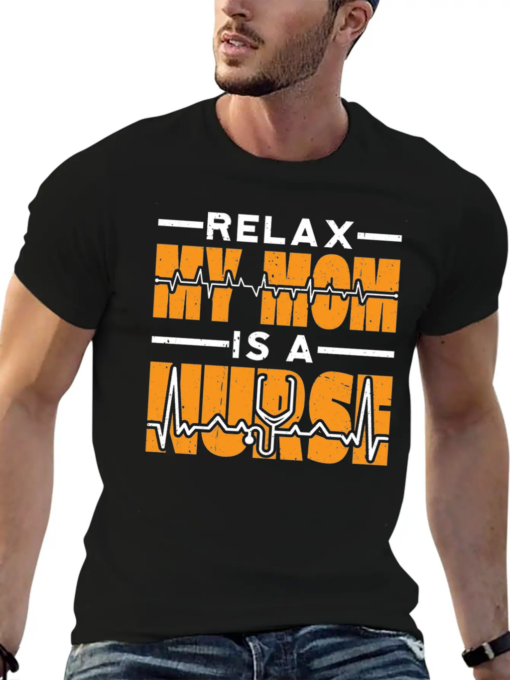 Relax My Mom Is A Nurse 23 Timeless Short Sleeve Tee – Comfy And Minimalist Design