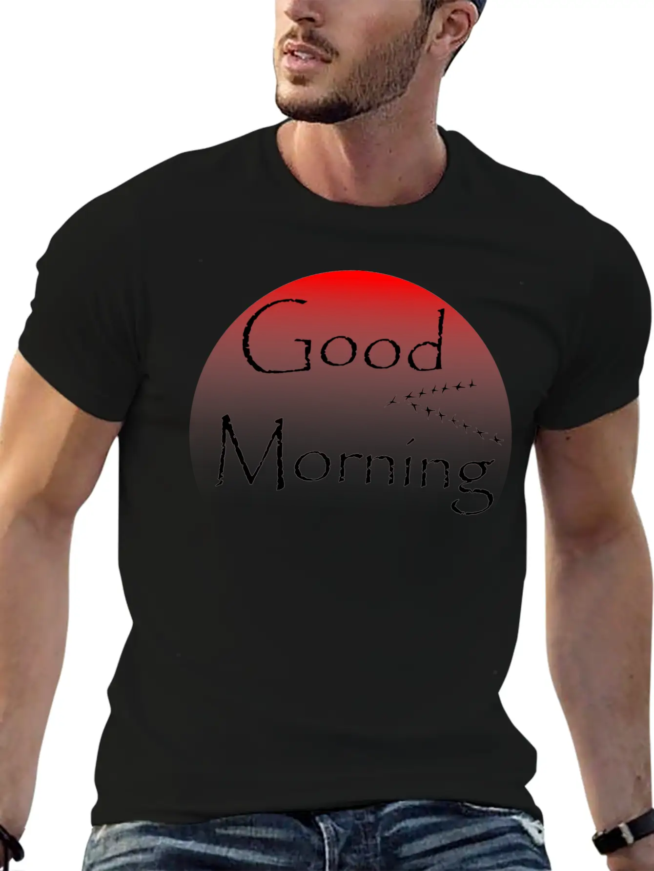 Relaxing Good Morning Sunrise Unisex Casual T-Shirt – Clean Design For Daily Comfort