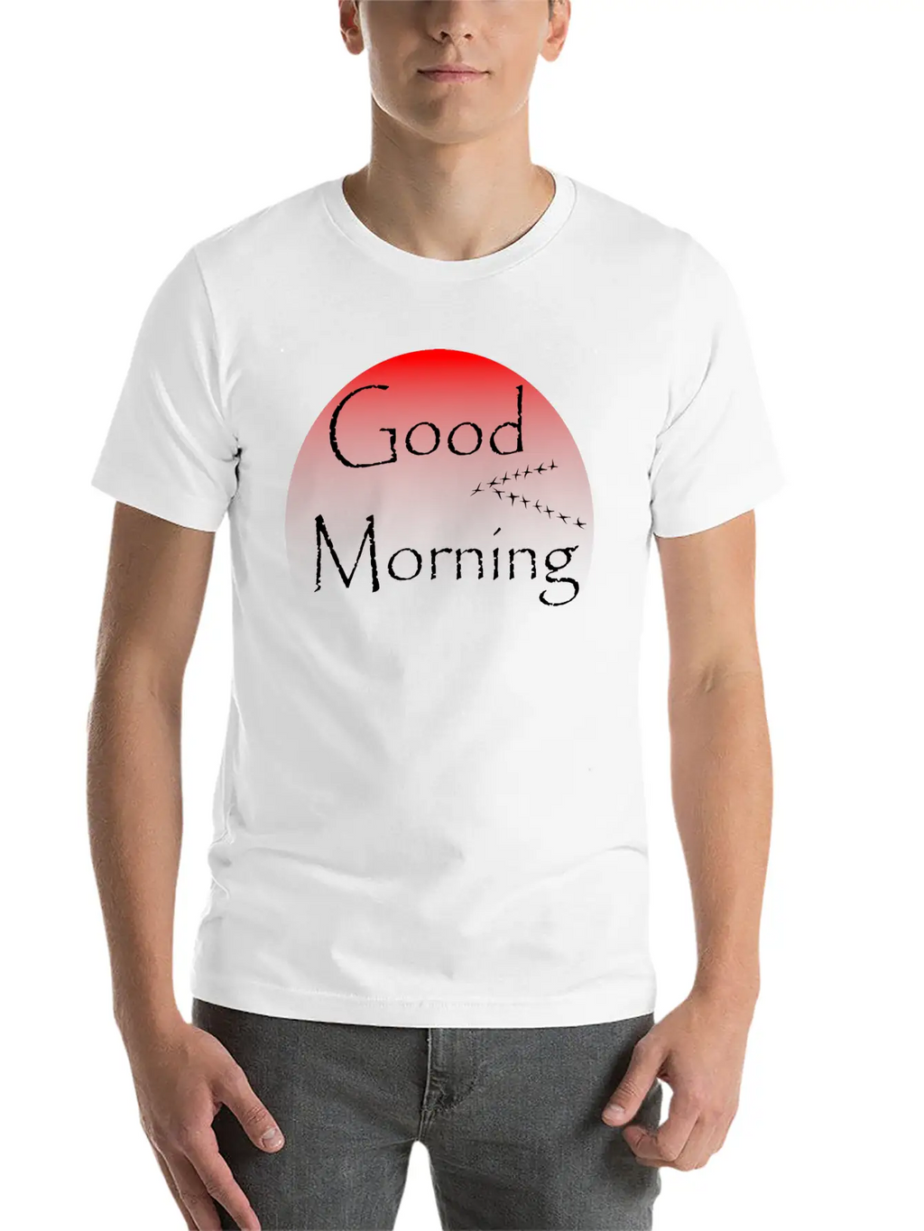 Relaxing Good Morning Sunrise Unisex Casual T-Shirt – Clean Design For Daily Comfort