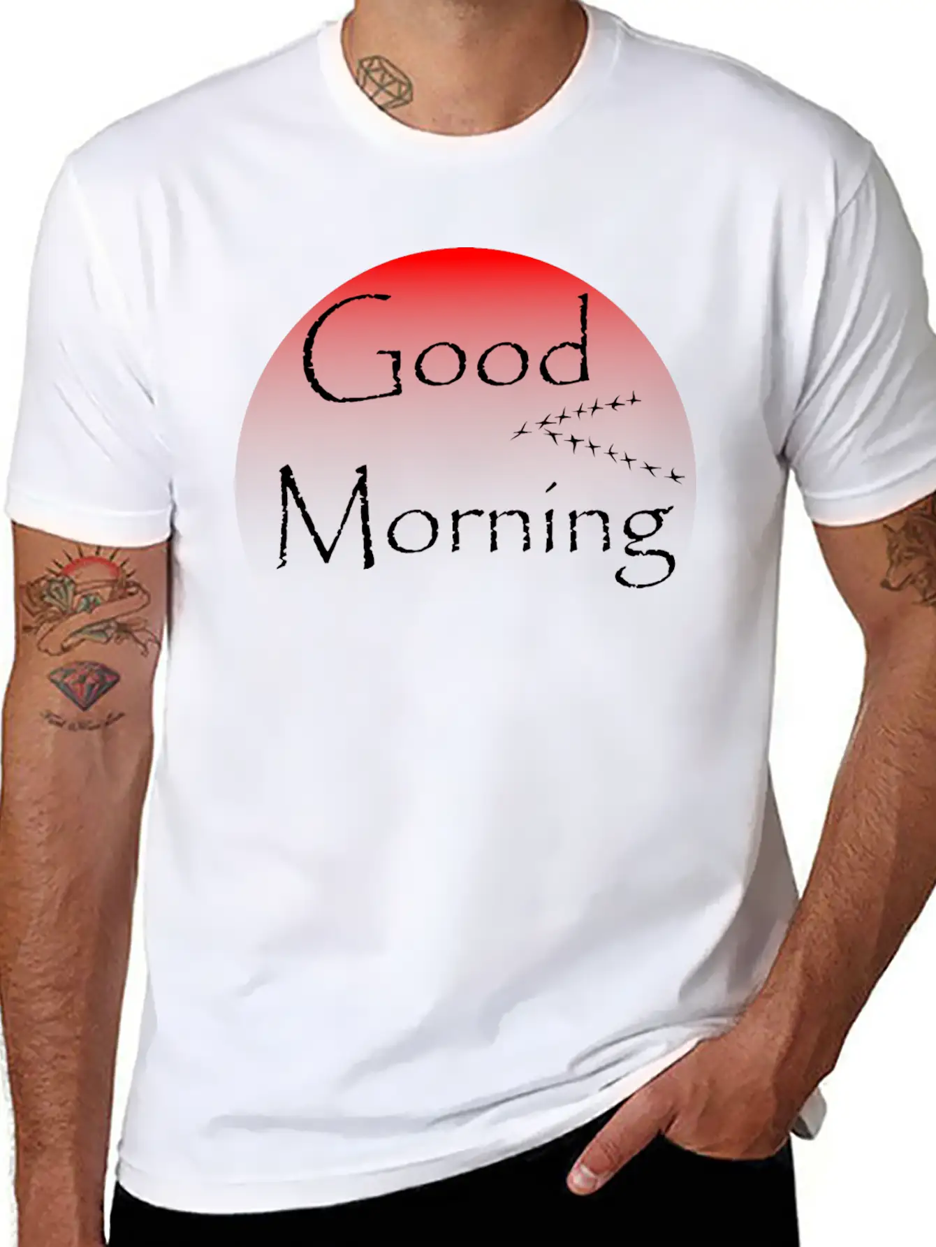Relaxing Good Morning Sunrise Unisex Casual T-Shirt – Clean Design For Daily Comfort