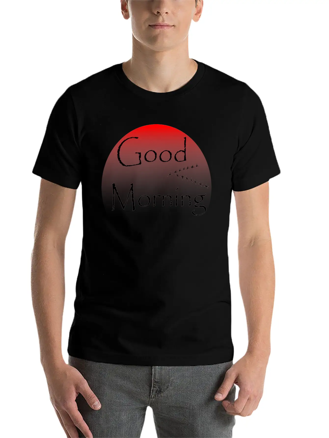 Relaxing Good Morning Sunrise Unisex Casual T-Shirt – Clean Design For Daily Comfort