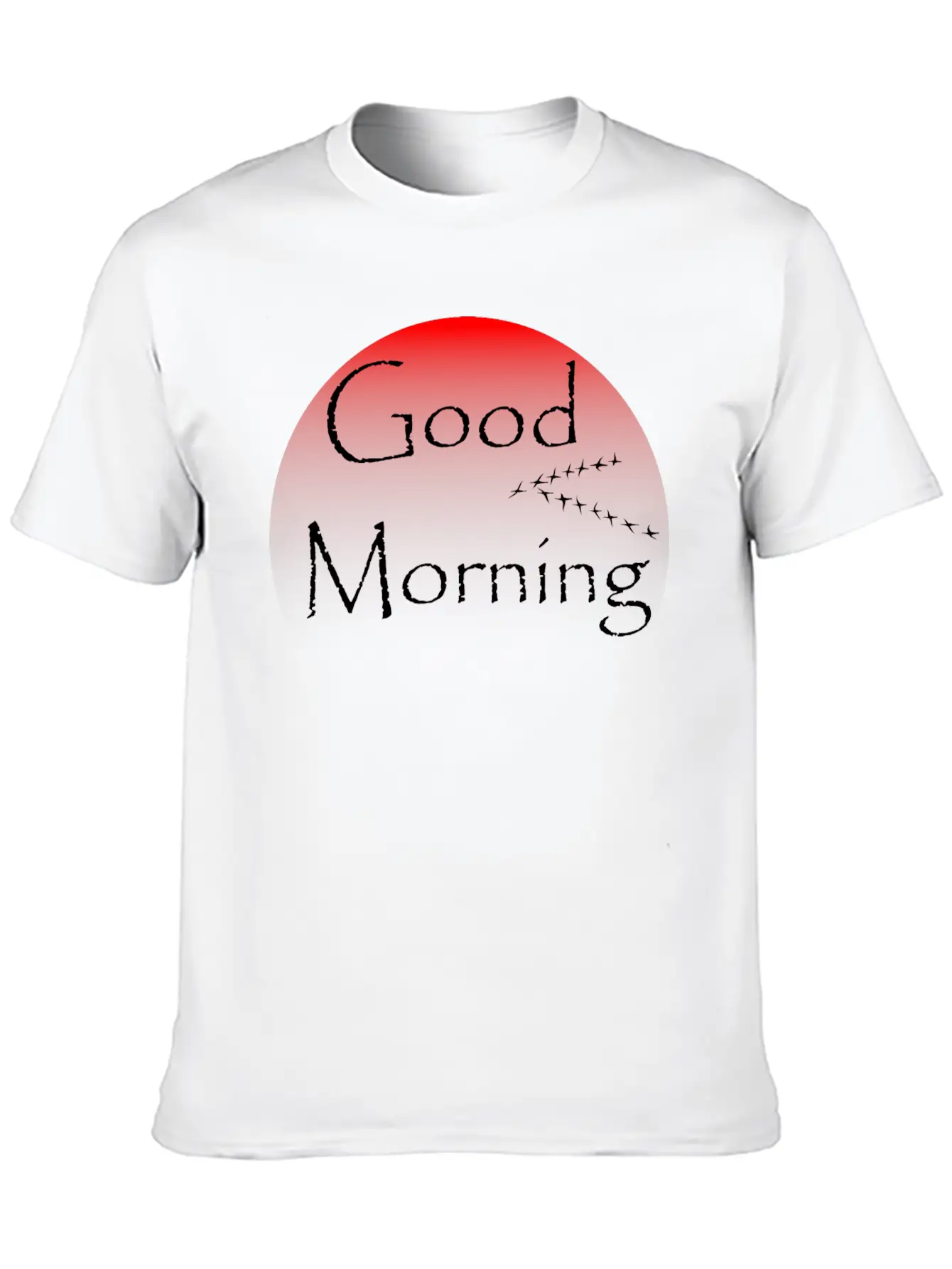 Relaxing Good Morning Sunrise Unisex Casual T-Shirt – Clean Design For Daily Comfort