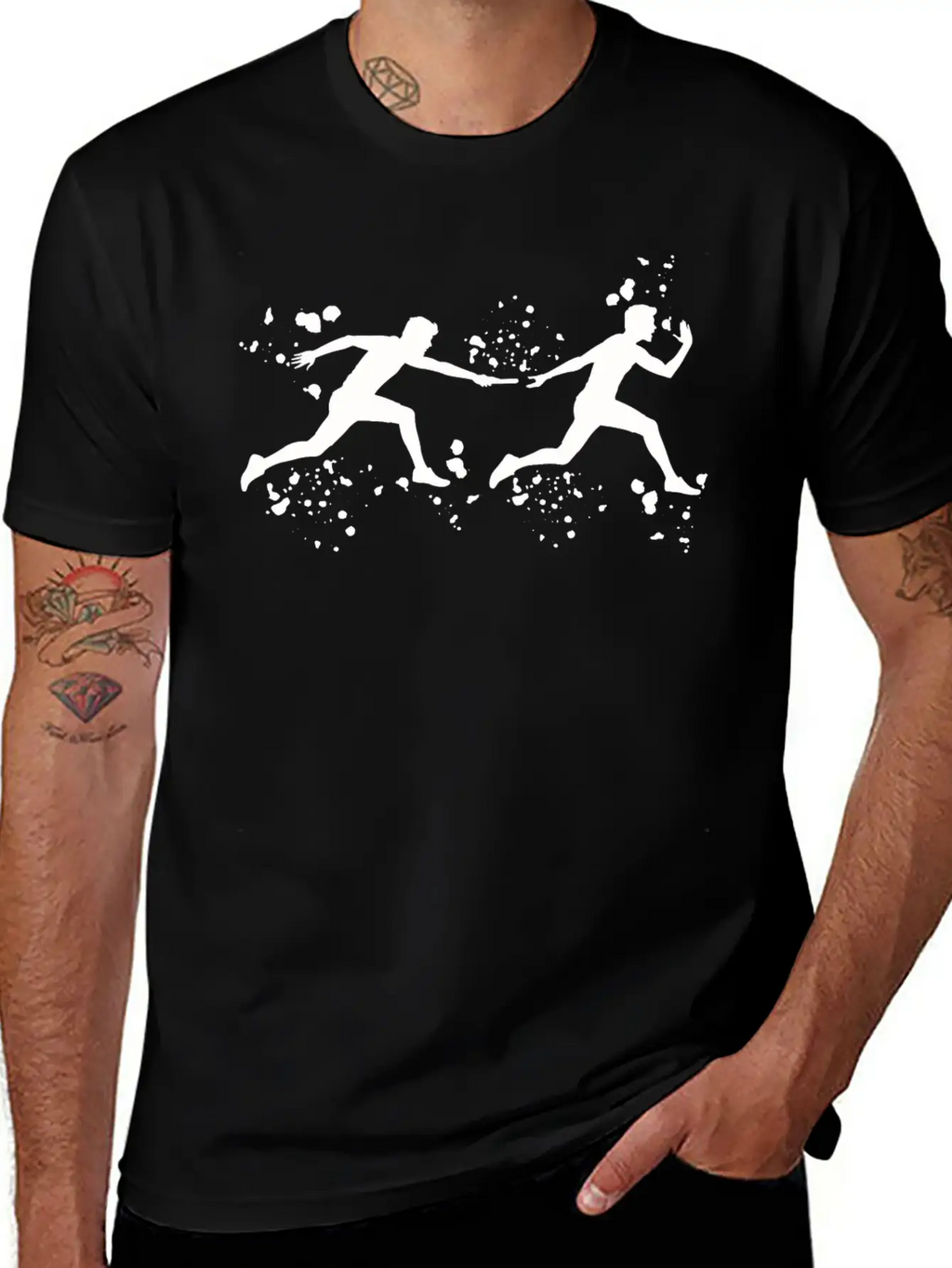 Relay Racer Relay Racing Relay Race Breathable Graphic T-Shirt – Perfect For Casual Days