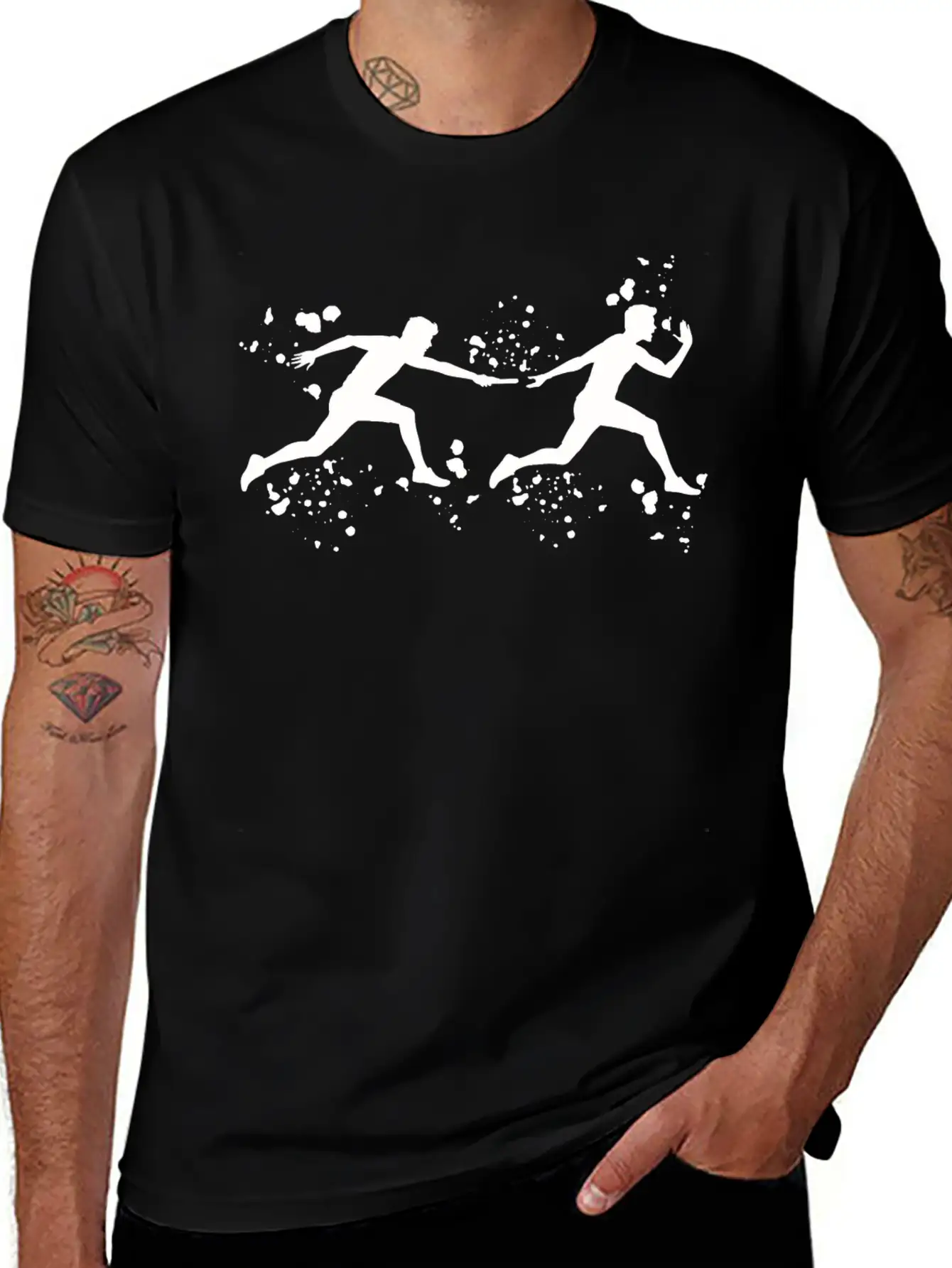 Relay Racer Relay Racing Relay Race Breathable Graphic T-Shirt – Perfect For Casual Days