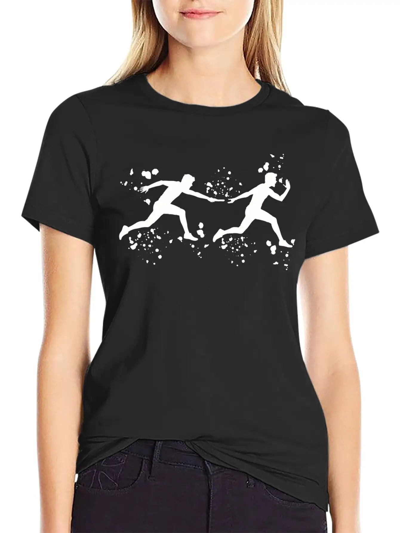Relay Racer Relay Racing Relay Race Breathable Graphic T-Shirt – Perfect For Casual Days