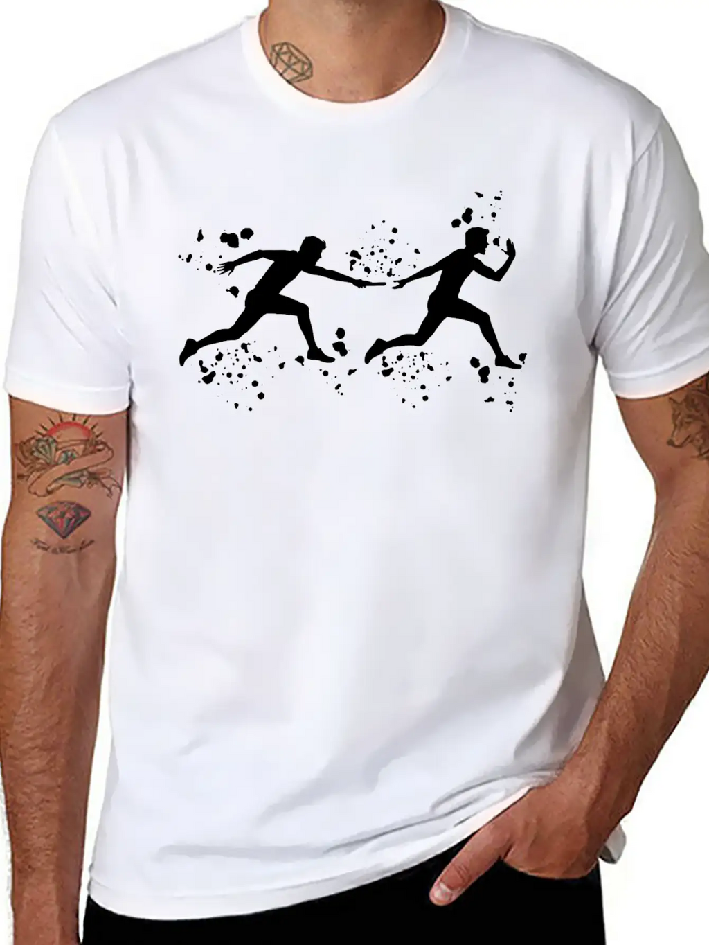 Relay Racer Relay Racing Relay Race Breathable Graphic T-Shirt – Perfect For Casual Days
