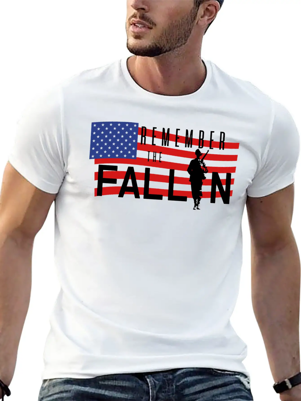 Remember The Fallen Stylish Everyday T-Shirt – Unisex Basic Cotton Tee
