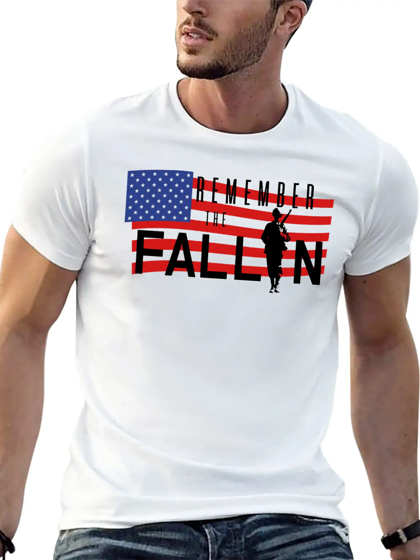 Remember The Fallen Stylish Everyday T-Shirt – Unisex Basic Cotton Tee