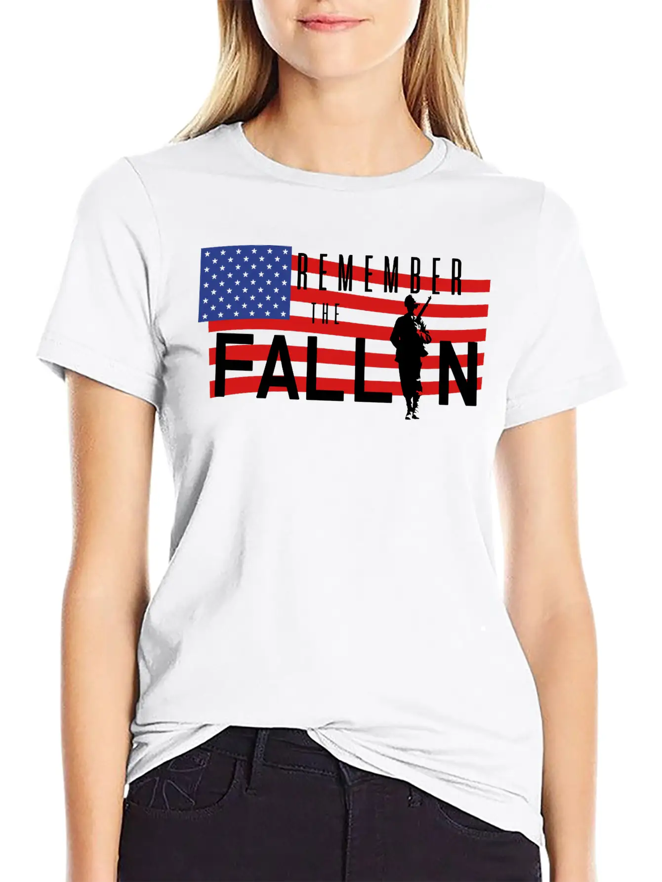 Remember The Fallen Stylish Everyday T-Shirt – Unisex Basic Cotton Tee