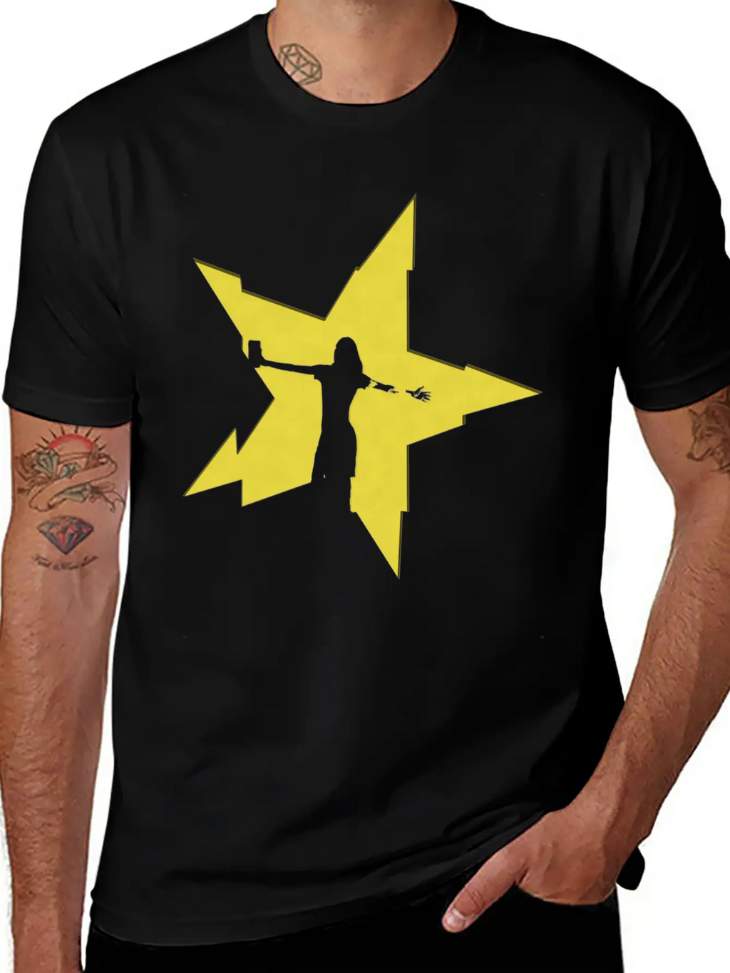 Remembering You (Gold) By Cloudy Skies Timeless Short Sleeve Tee – Comfy And Minimalist Design