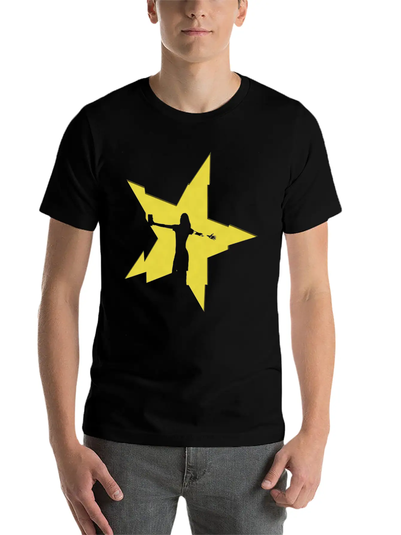 Remembering You (Gold) By Cloudy Skies Timeless Short Sleeve Tee – Comfy And Minimalist Design