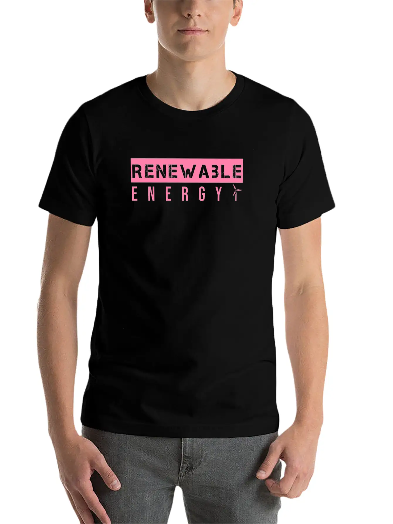 Renewable Energy Breathable Graphic T-Shirt – Perfect For Casual Days