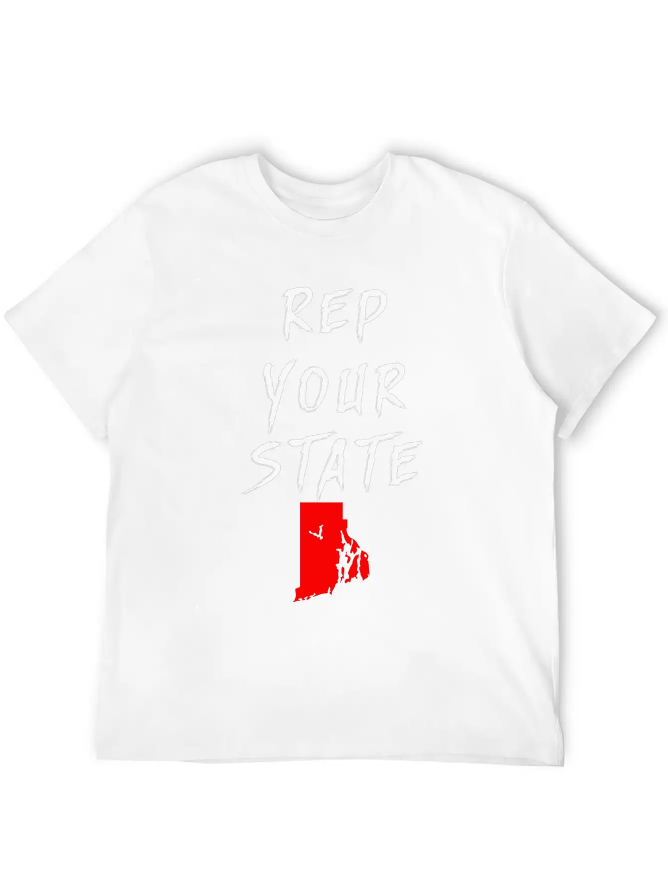 REP YOUR STATE RHODE ISLAND Classic Cotton Tee – Unisex Comfort For Any Season