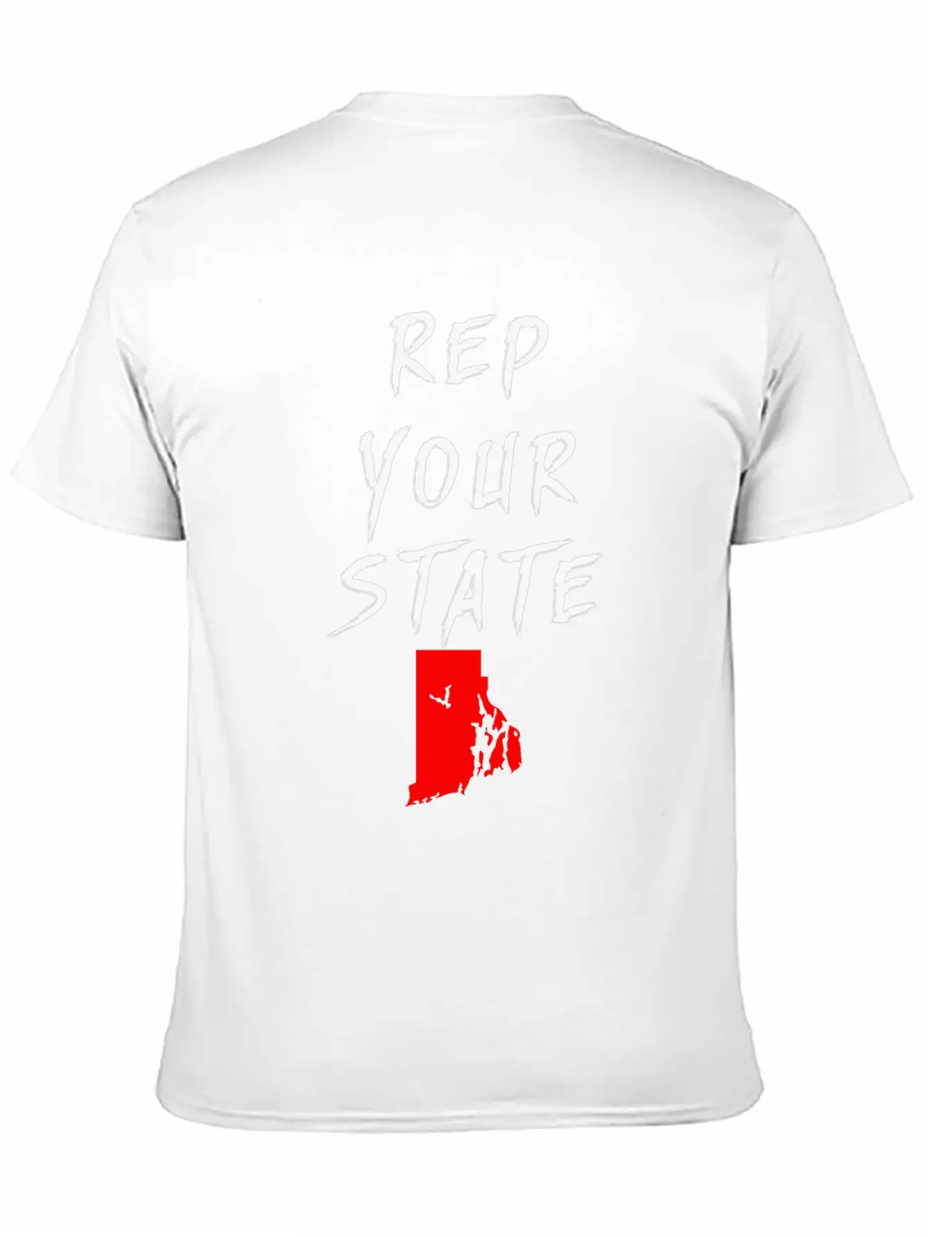 REP YOUR STATE RHODE ISLAND Classic Cotton Tee – Unisex Comfort For Any Season