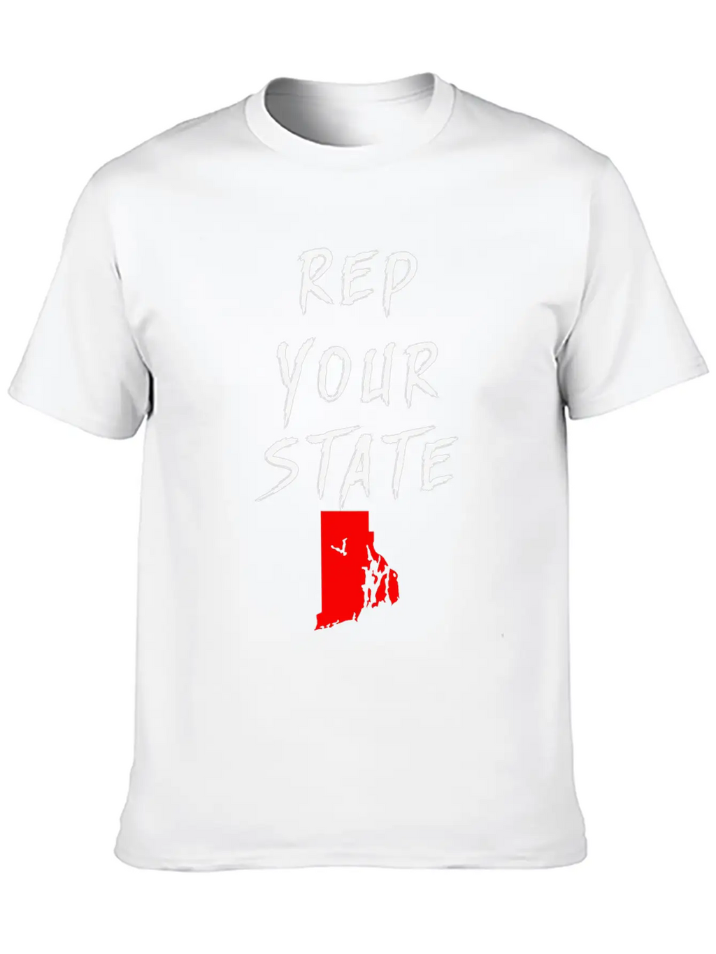 REP YOUR STATE RHODE ISLAND Classic Cotton Tee – Unisex Comfort For Any Season