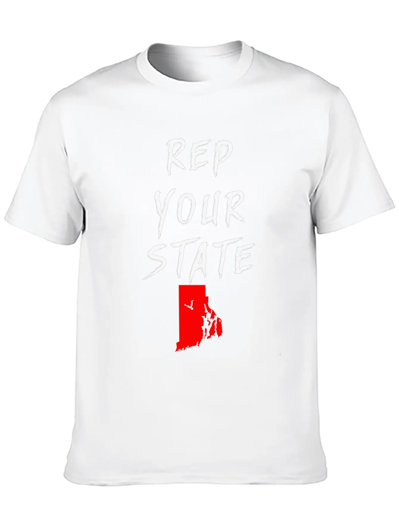 REP YOUR STATE RHODE ISLAND Classic Cotton Tee – Unisex Comfort For Any Season