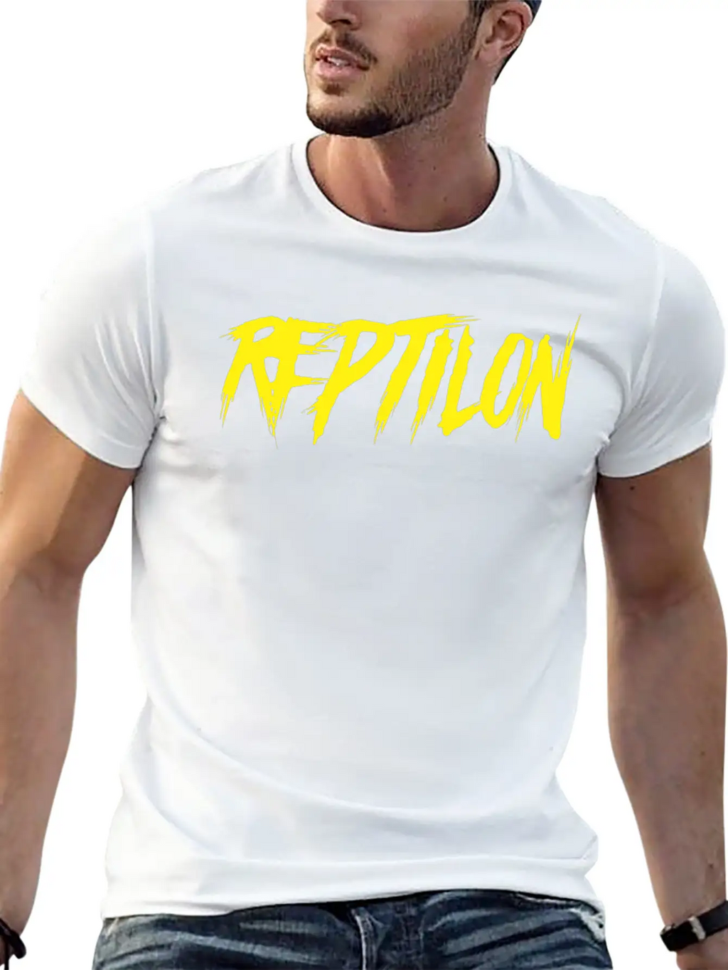 Reptilon Yellow Solo Classic Cotton Tee – Unisex Comfort For Any Season