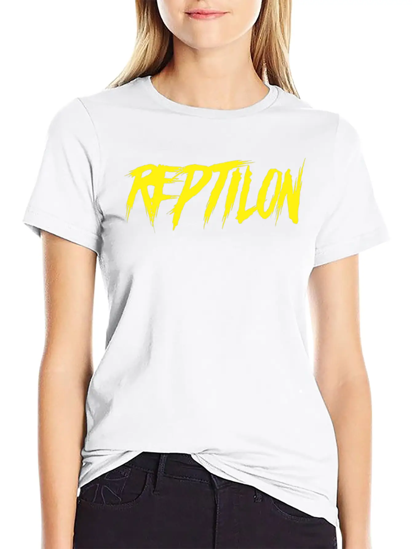 Reptilon Yellow Solo Classic Cotton Tee – Unisex Comfort For Any Season