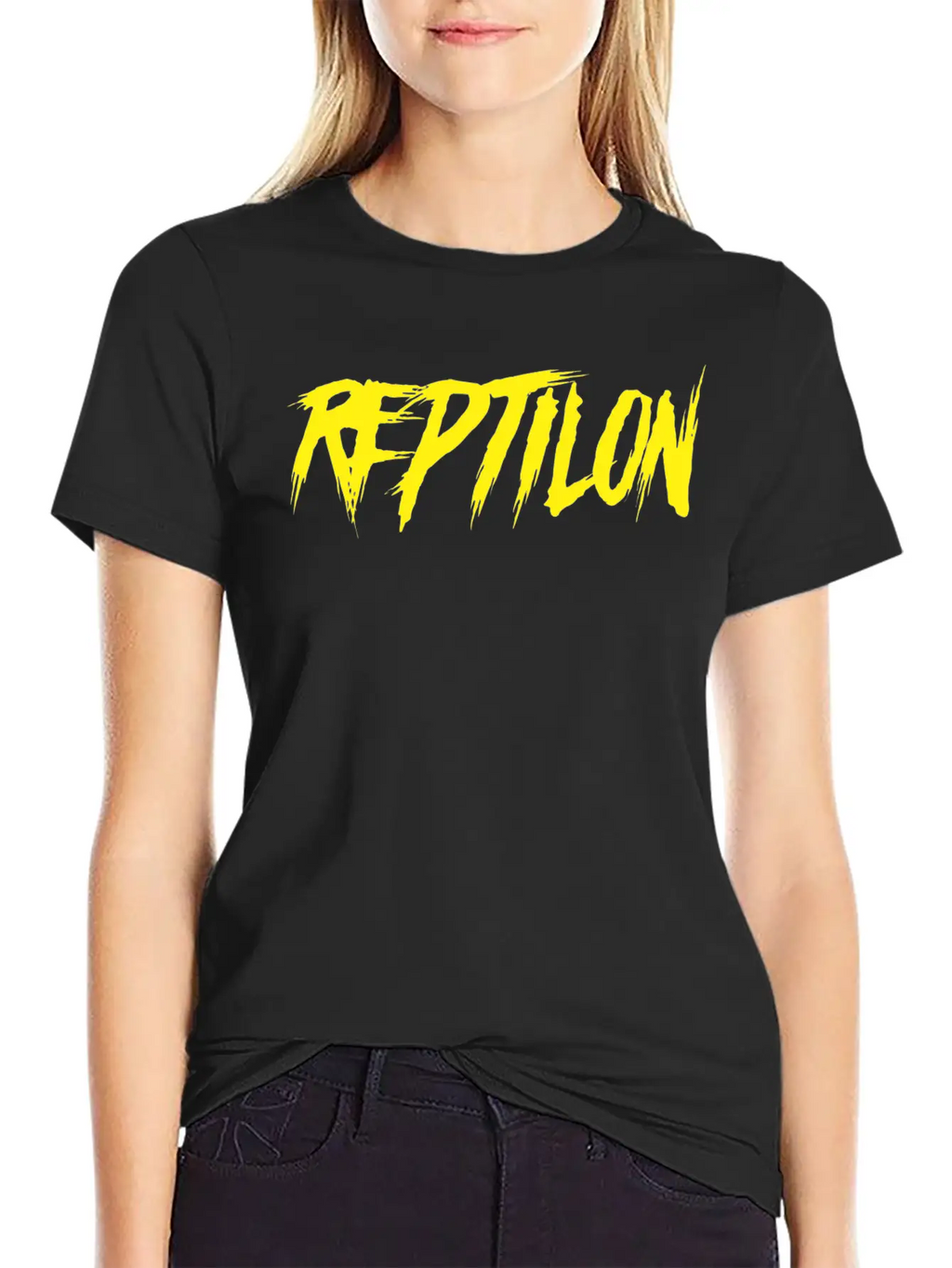 Reptilon Yellow Solo Classic Cotton Tee – Unisex Comfort For Any Season