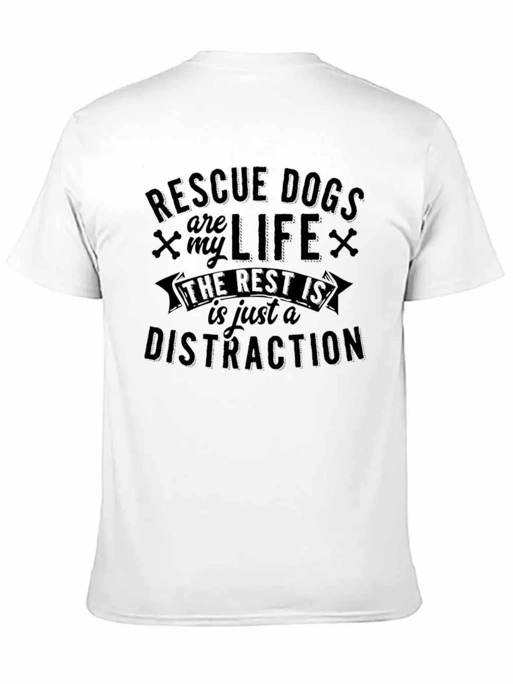 Rescue Dogs Are My Life Dog Rescue Classic Cotton Tee – Unisex Comfort For Any Season