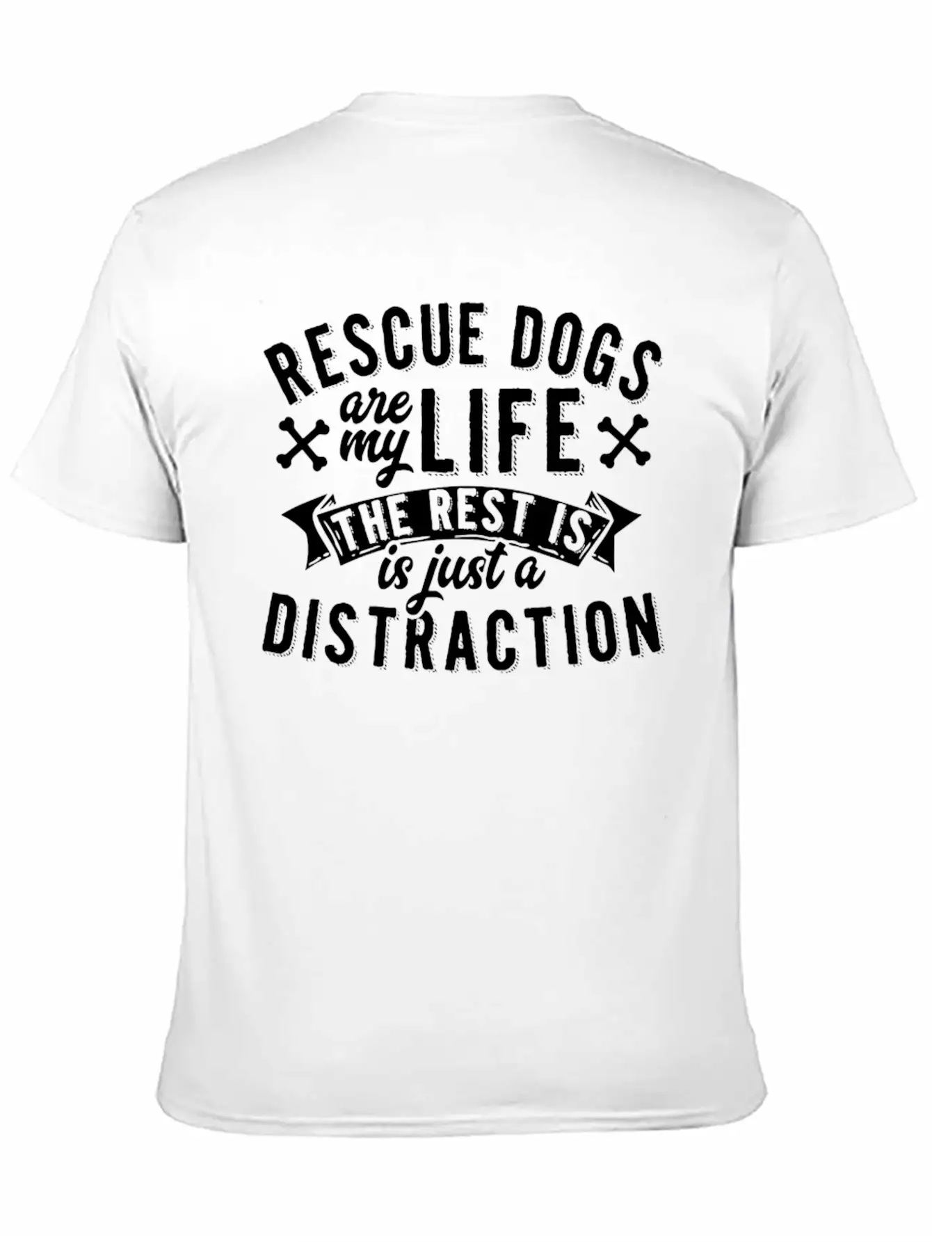 Rescue Dogs Are My Life Dog Rescue Classic Cotton Tee – Unisex Comfort For Any Season