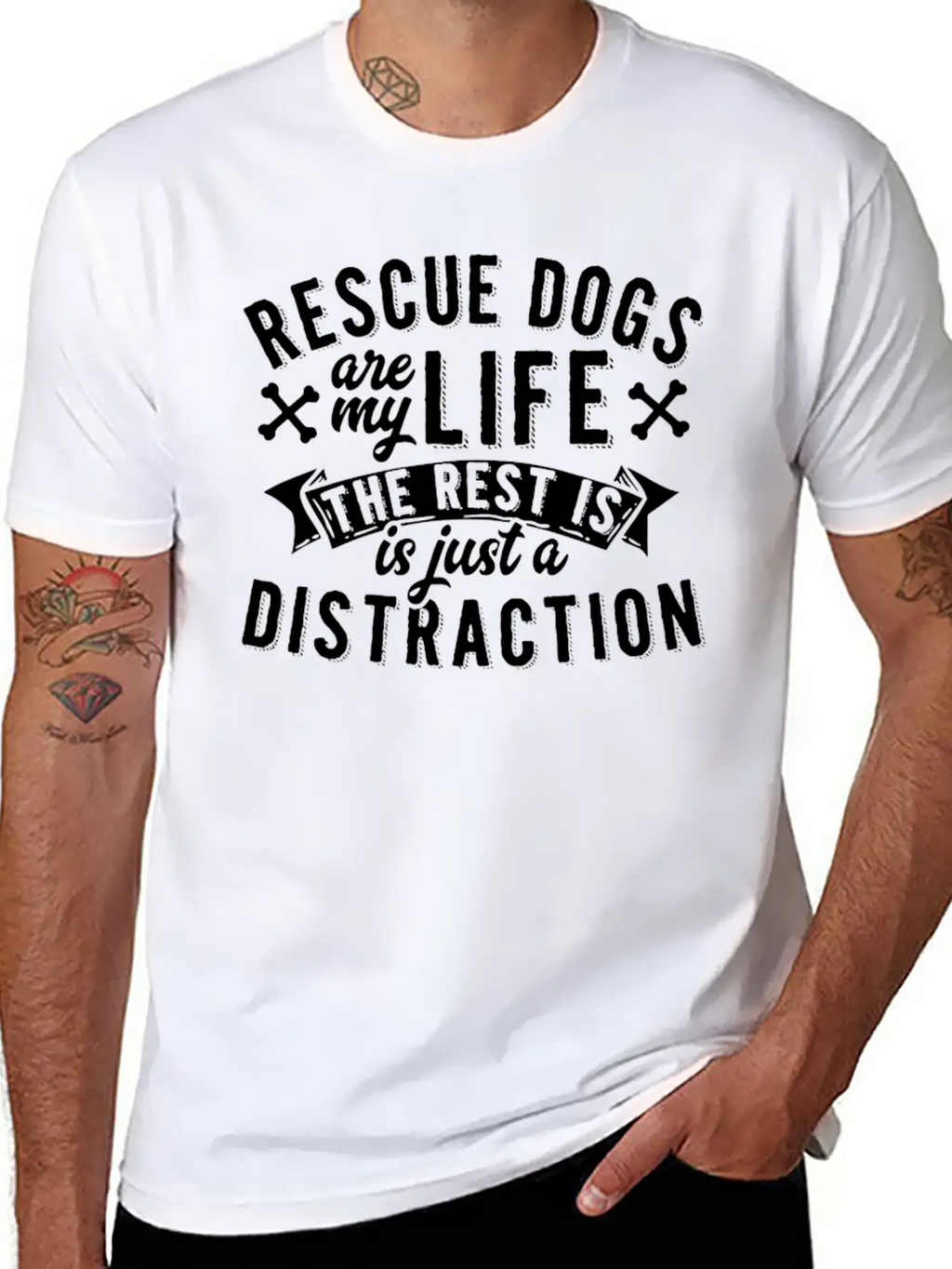 Rescue Dogs Are My Life Dog Rescue Classic Cotton Tee – Unisex Comfort For Any Season