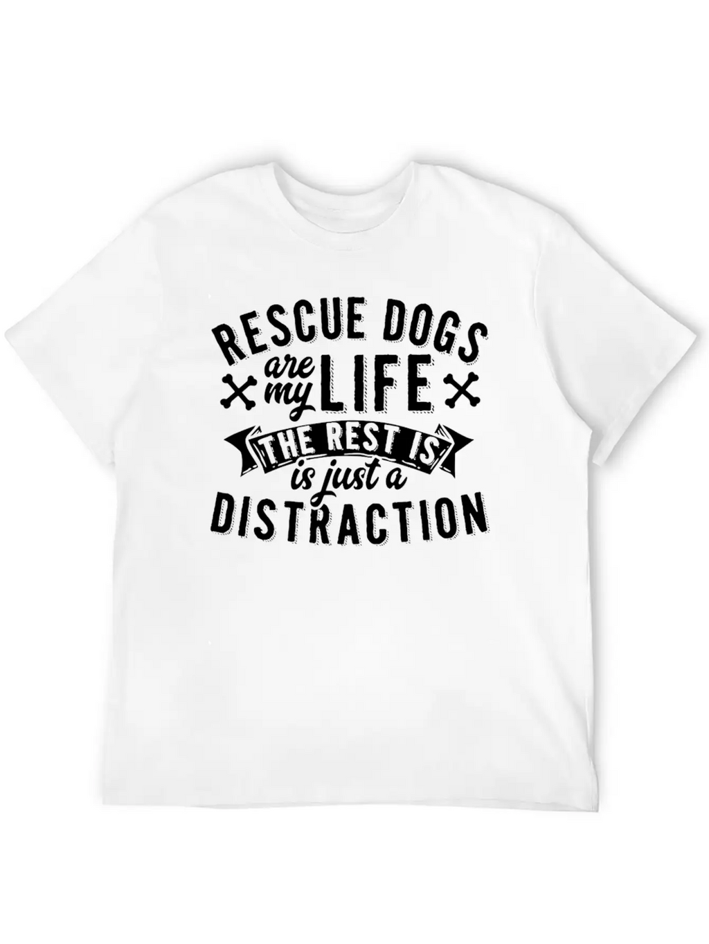 Rescue Dogs Are My Life Dog Rescue Classic Cotton Tee – Unisex Comfort For Any Season