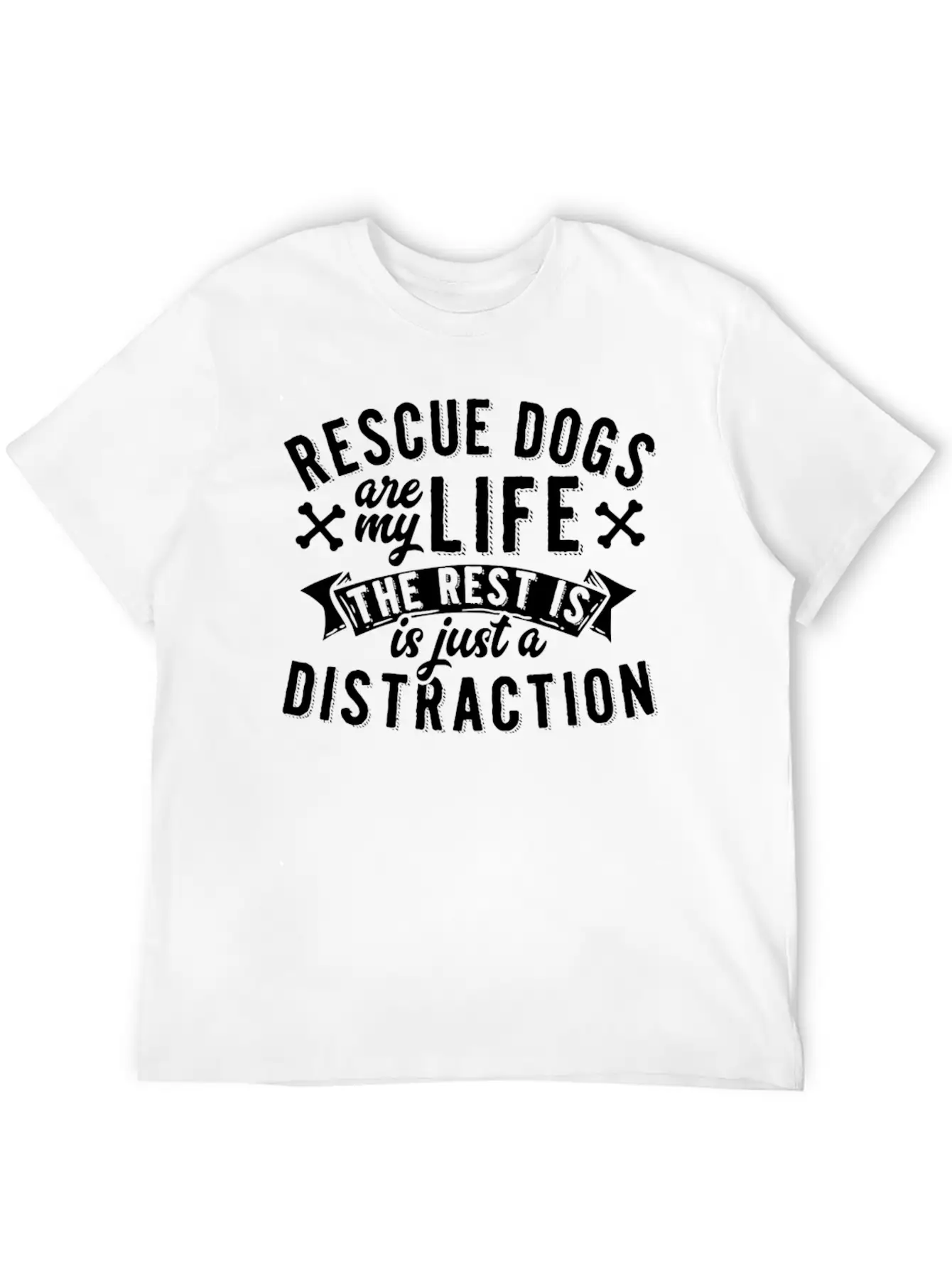 Rescue Dogs Are My Life Dog Rescue Classic Cotton Tee – Unisex Comfort For Any Season