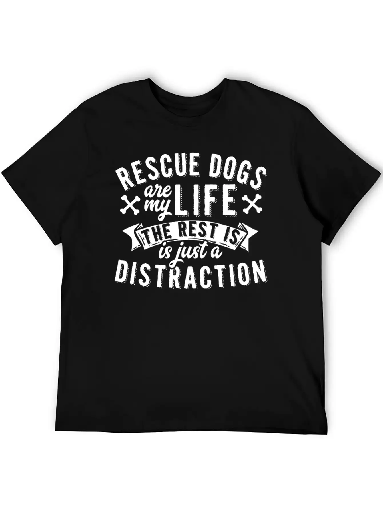 Rescue Dogs Are My Life Dog Rescue Classic Cotton Tee – Unisex Comfort For Any Season