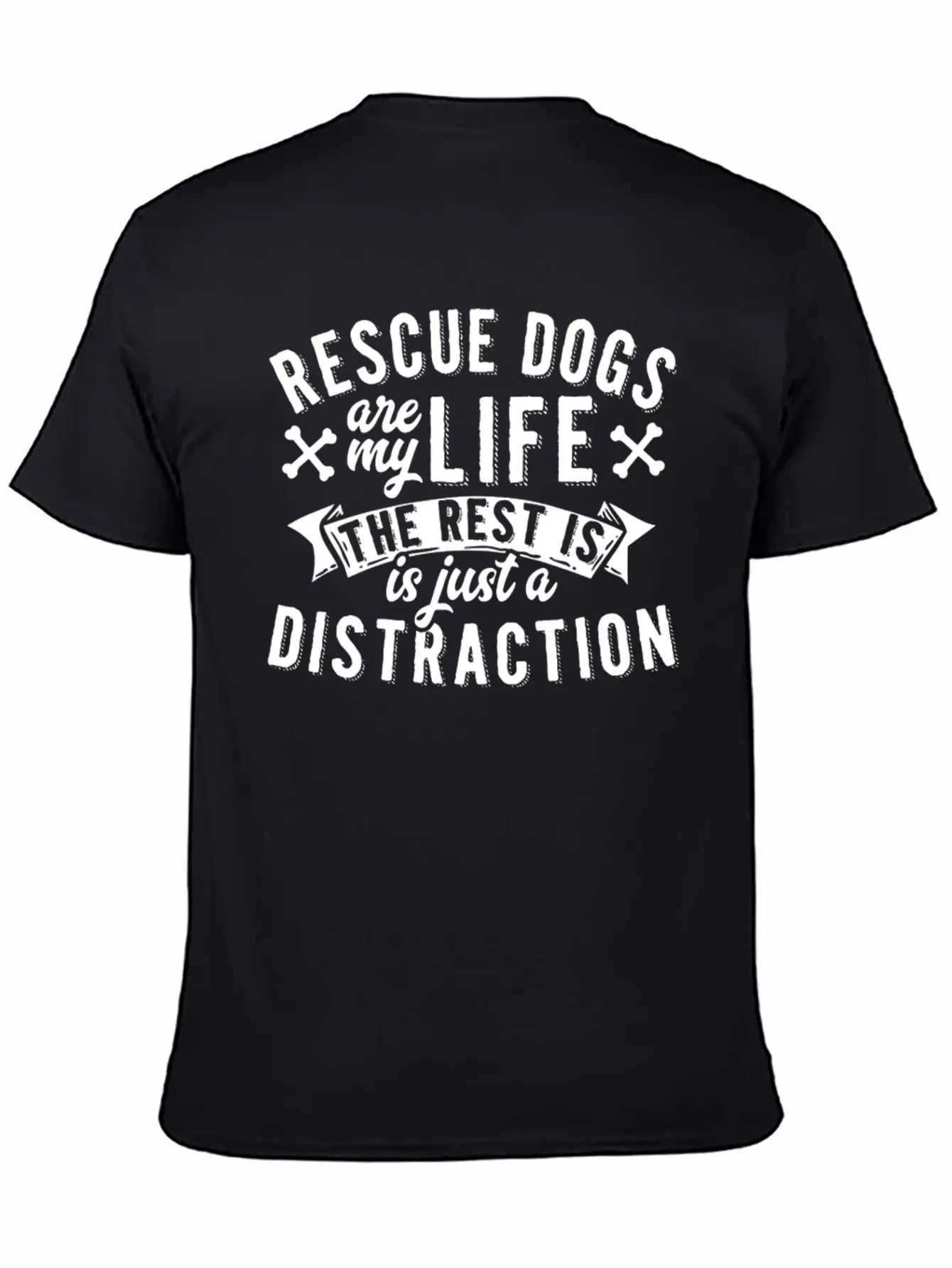Rescue Dogs Are My Life Dog Rescue Classic Cotton Tee – Unisex Comfort For Any Season