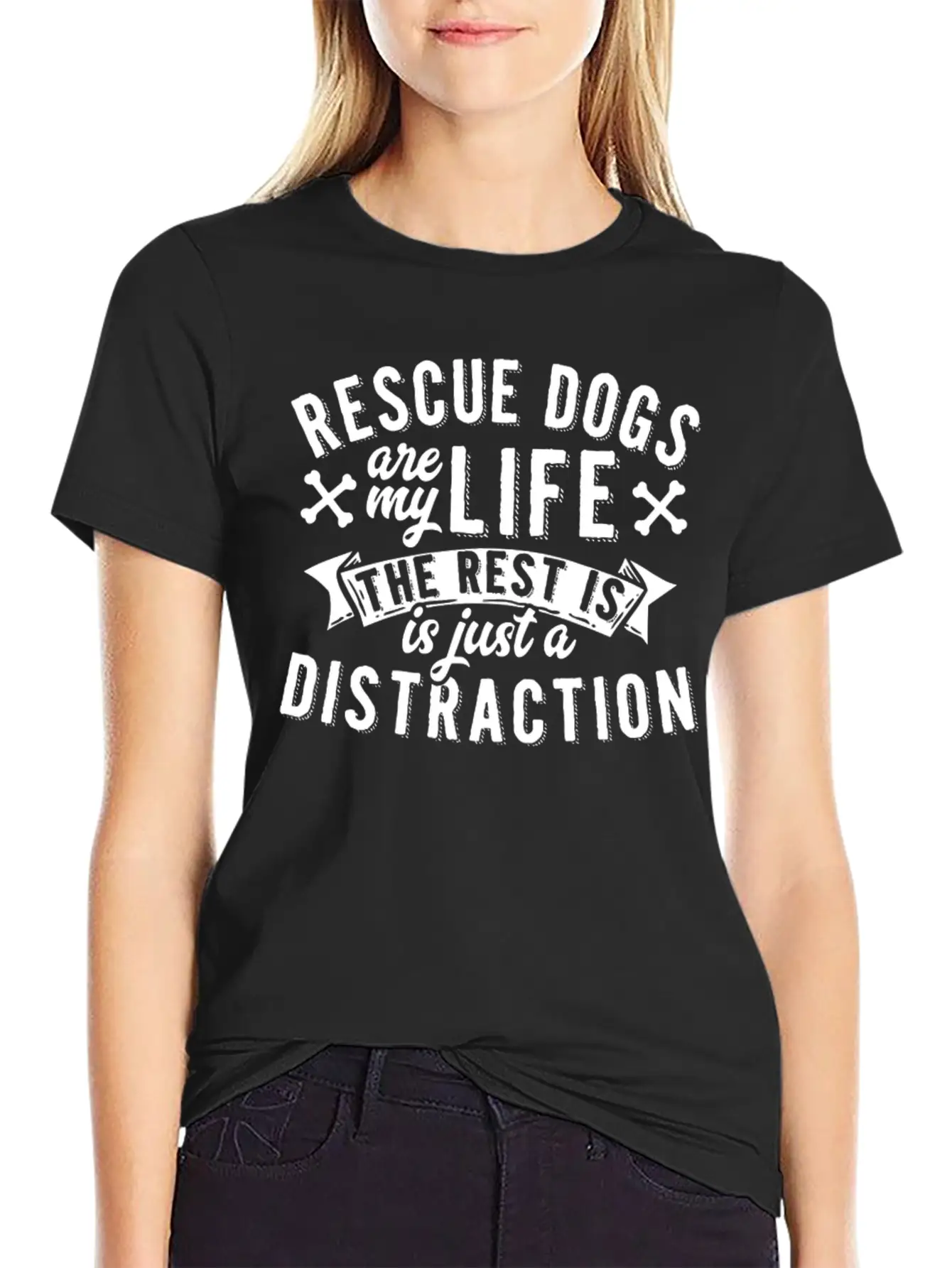 Rescue Dogs Are My Life Dog Rescue Classic Cotton Tee – Unisex Comfort For Any Season