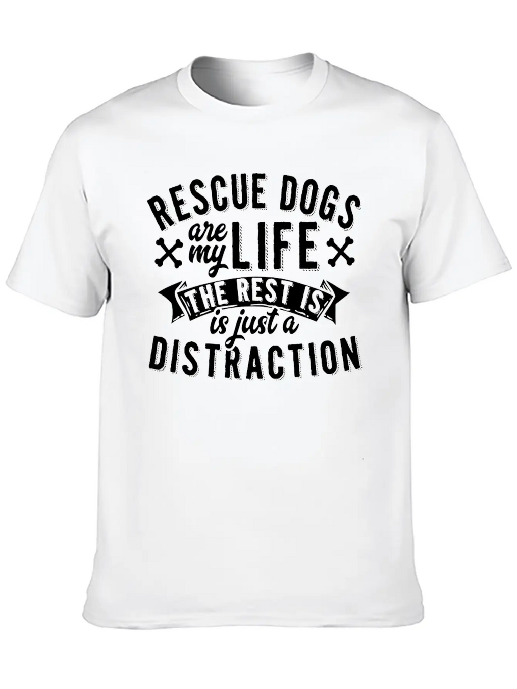 Rescue Dogs Are My Life Dog Rescue Classic Cotton Tee – Unisex Comfort For Any Season