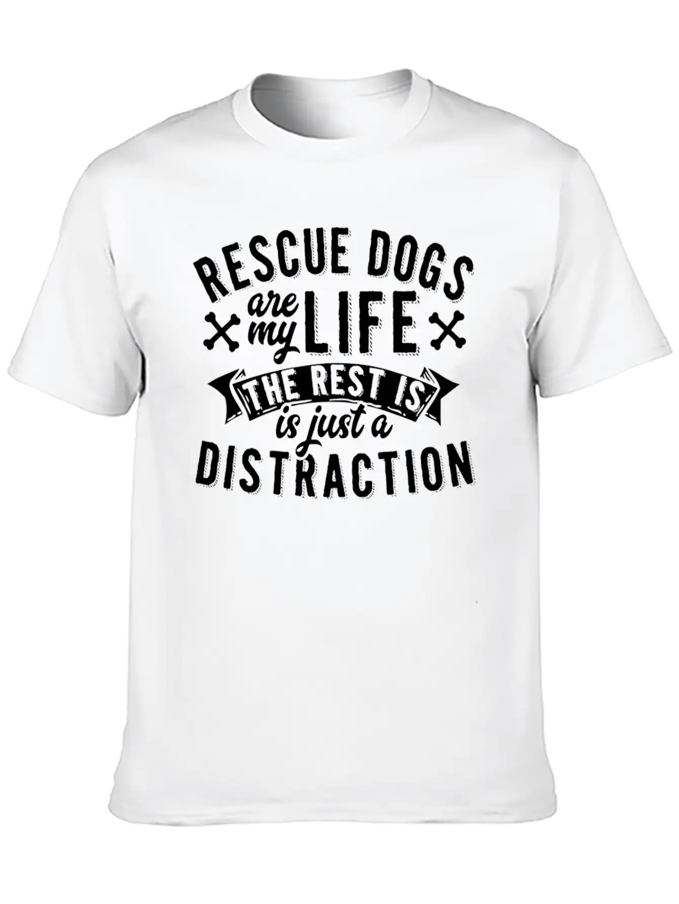 Rescue Dogs Are My Life Dog Rescue Classic Cotton Tee – Unisex Comfort For Any Season