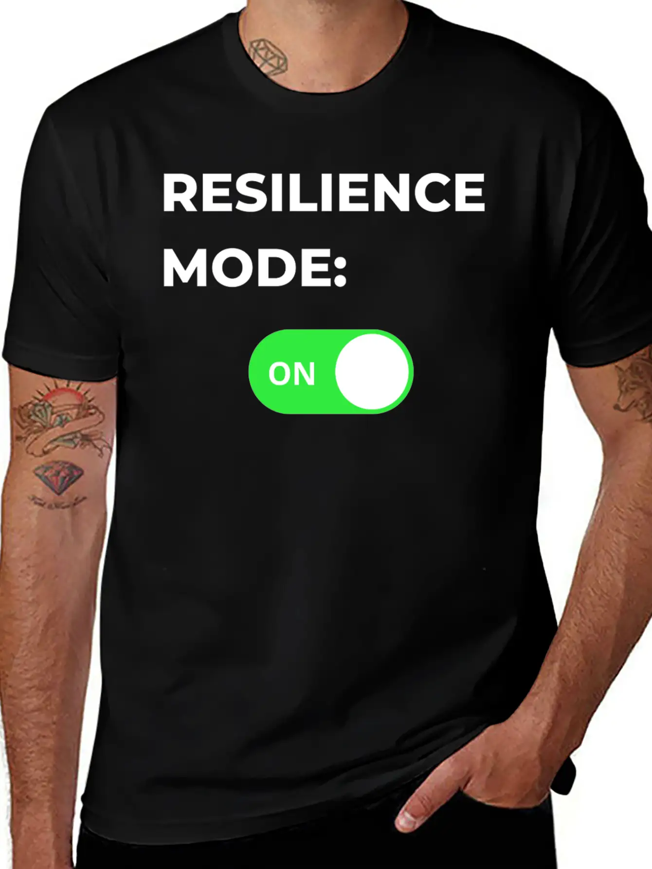 Resilience Mode: Always ON Classic Cotton Tee – Unisex Comfort For Any Season
