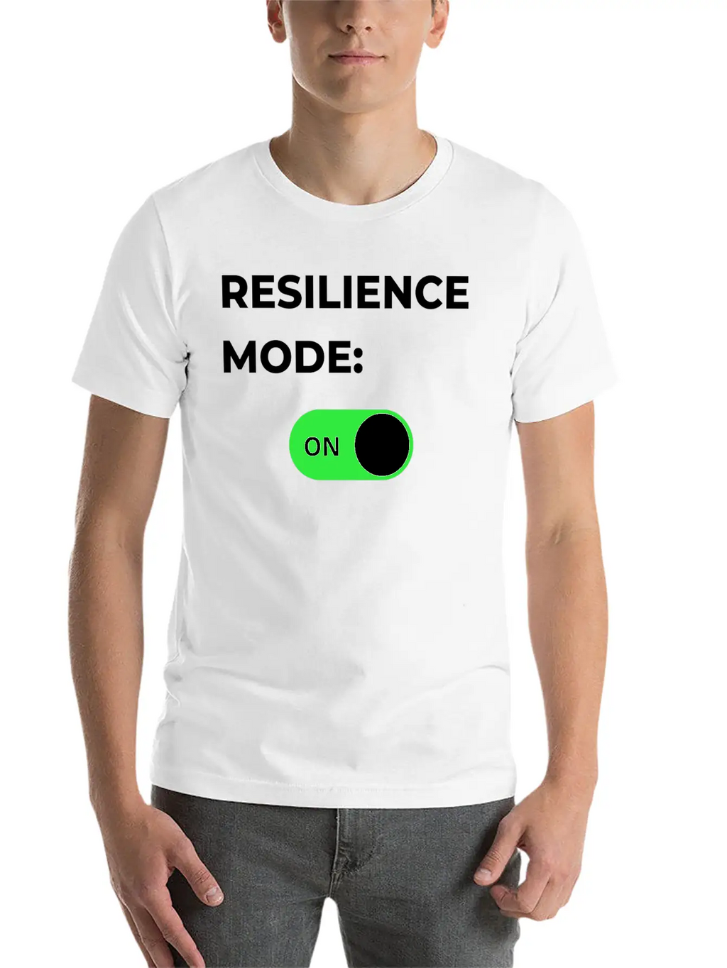 Resilience Mode: Always ON Classic Cotton Tee – Unisex Comfort For Any Season