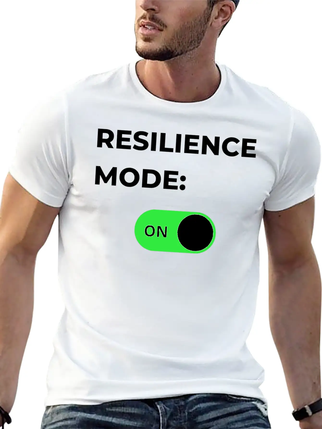 Resilience Mode: Always ON Classic Cotton Tee – Unisex Comfort For Any Season