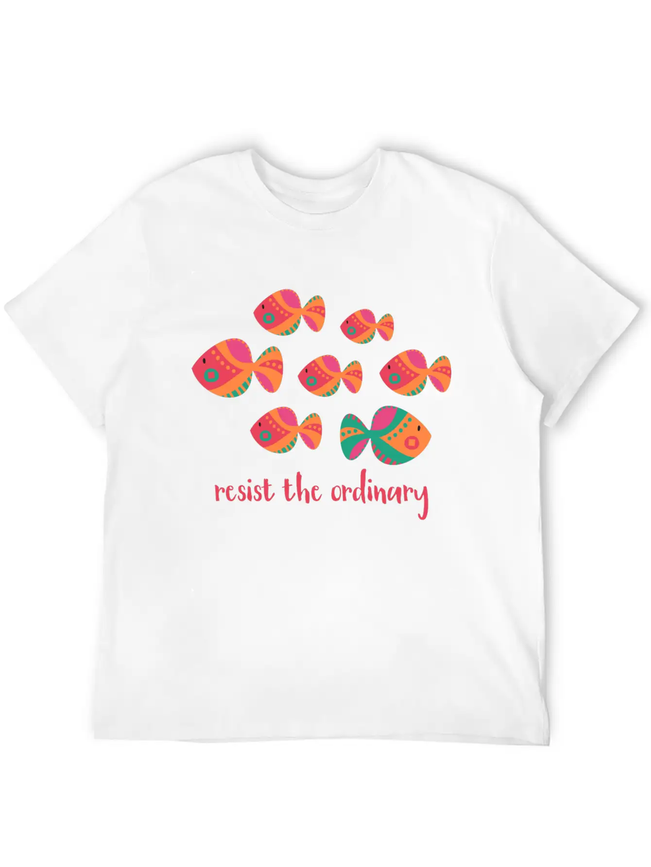 Resist The Ordinary Basic Graphic T-Shirt – Daily Comfort In Soft Cotton
