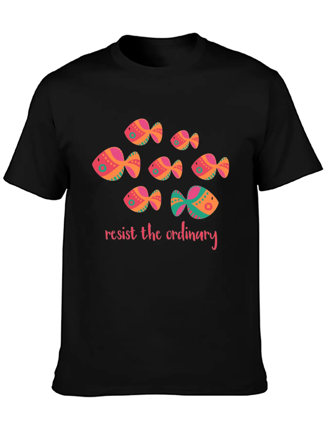 Resist The Ordinary Basic Graphic T-Shirt – Daily Comfort In Soft Cotton