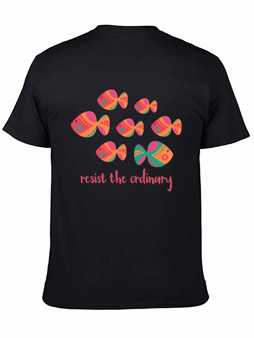 Resist The Ordinary Basic Graphic T-Shirt – Daily Comfort In Soft Cotton
